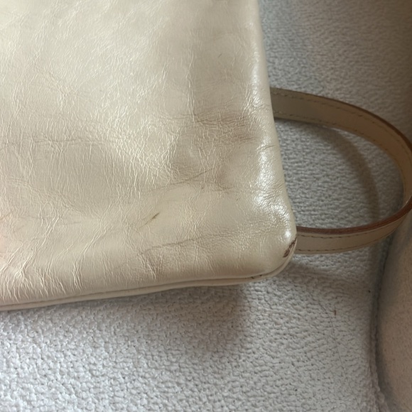 Clare V Sac Bretelle light nude with yellowish tint 12  by 9 - Picture 11 of 11